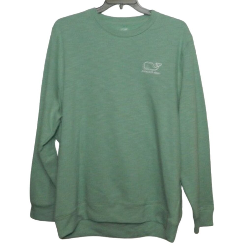 Vineyard Vines $80 Men's Whale Slub Crewneck Sage Sz XXL NWT!